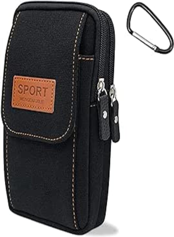 FASHION MANIA fashion mania Phone Holster Bag Molle Waist Pouches, Small Tactical Duty Belt Backpack Pouch, Cell Phone Pouch Carrying Case Card Holder for Men and Women 