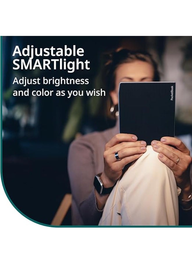 PocketBook - ERA COLOR E-READER | Eye-Friendly 7'' E-Ink Kaleido 3 Touch-Screen | Audio-Book & E-Book Reader | Waterproof | Text-to-Speech Function | Built-in Speaker | WiFi & Bluetooth - Stormy Sea - Image 1