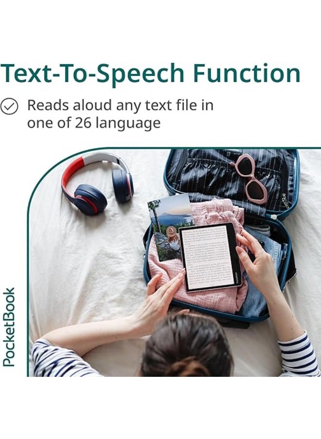 PocketBook - ERA COLOR E-READER | Eye-Friendly 7'' E-Ink Kaleido 3 Touch-Screen | Audio-Book & E-Book Reader | Waterproof | Text-to-Speech Function | Built-in Speaker | WiFi & Bluetooth - Stormy Sea - Image 1