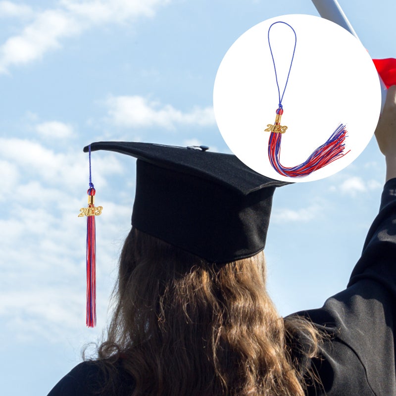 1 Set of Grad Graduation Hat Tassels 2023 Graduations Cap Tassels Decors Graduation Caps Tassels - Image 1