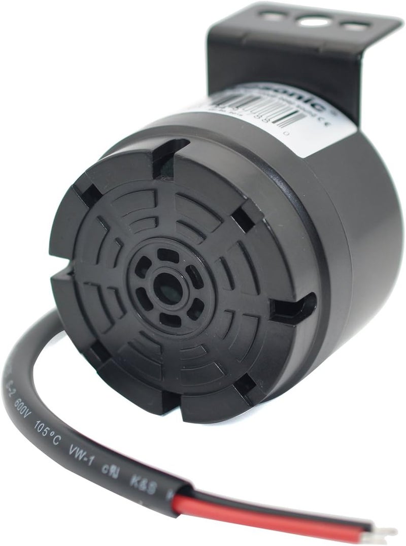 YUESONIC Universal 12-24V 100dB Waterproof Back-Up Alarm (Black-1 PCS) - Image 3
