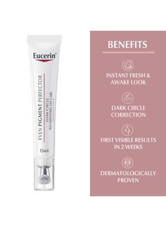 Eucerin Even Pigment Perfector Eye Corrector Dark Circle Illuminating Eye Care Cream  - Image 5