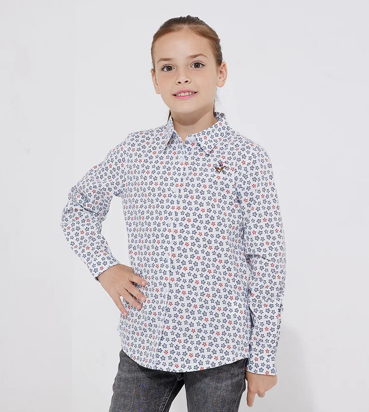 BEVERLY HILLS POLO CLUB Beverly Hills Polo Club Kids Woven Top