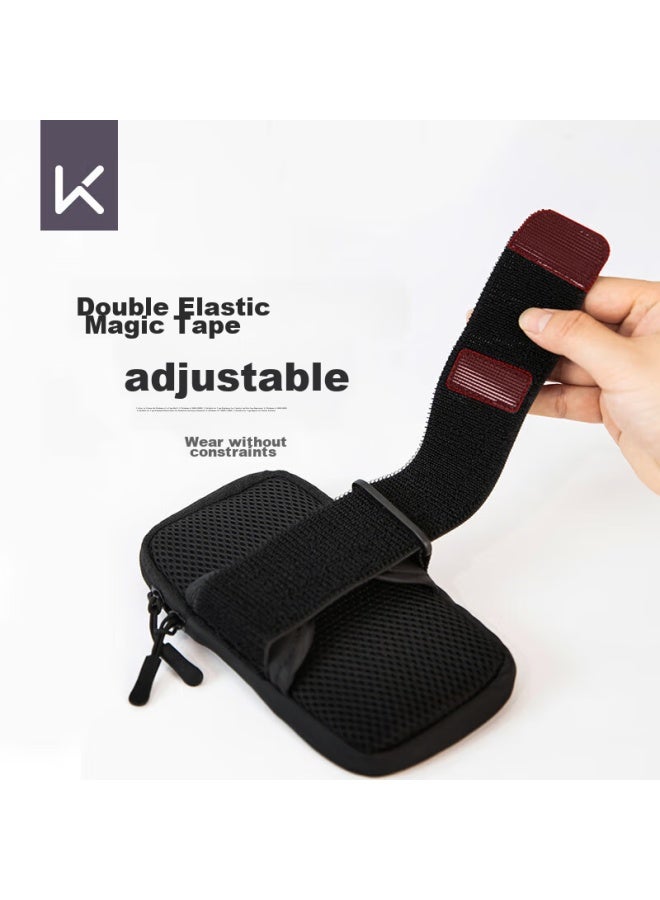 Keep Keep Running Armband Phone Holder For Men And Women, Sports Arm Sleeve, Fitness Cycling Equipment, Water-resistant, Large Capacity, Universal - Image 4
