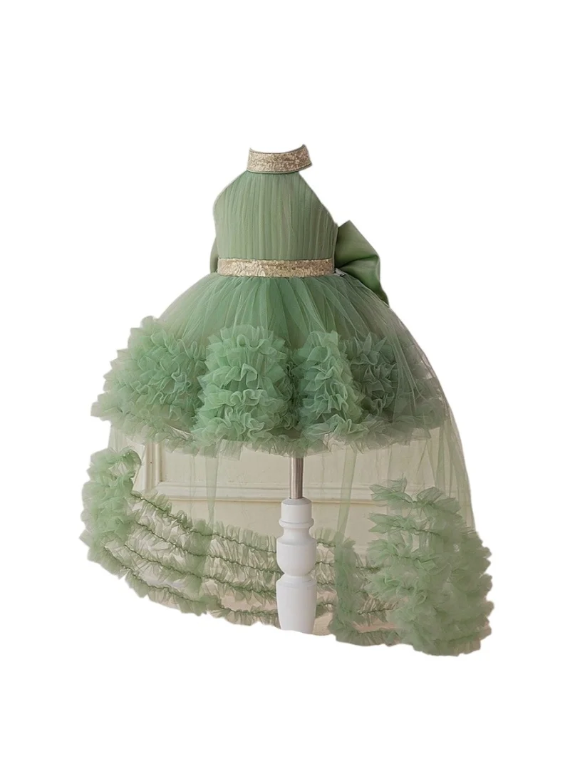 D'Daniela D' Daniela - Little Swan Dress - Olive Green