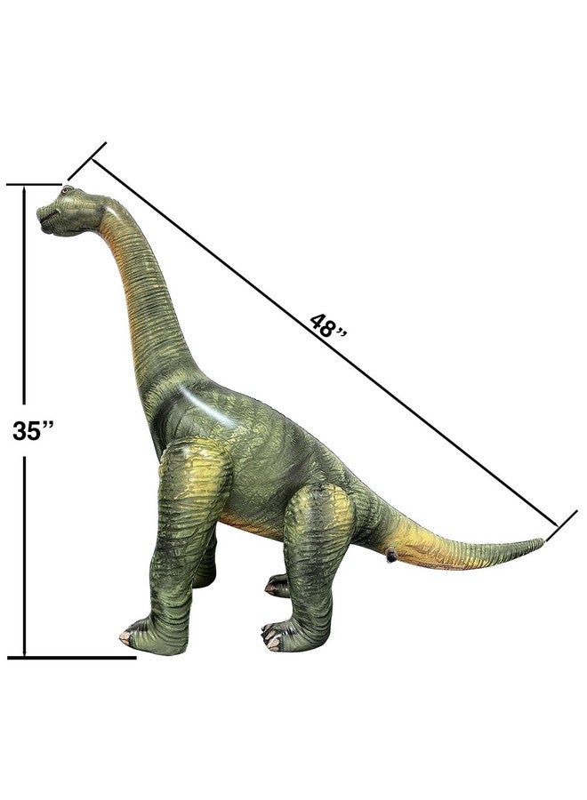 Jet Creations 48" Brachiosaurus Inflatable Air Stuffed Plush Toy Durable Self Standing One Of The Best Dinosaur Toys Party Favors For Kids Pool Toys Dibrac8 - Image 4