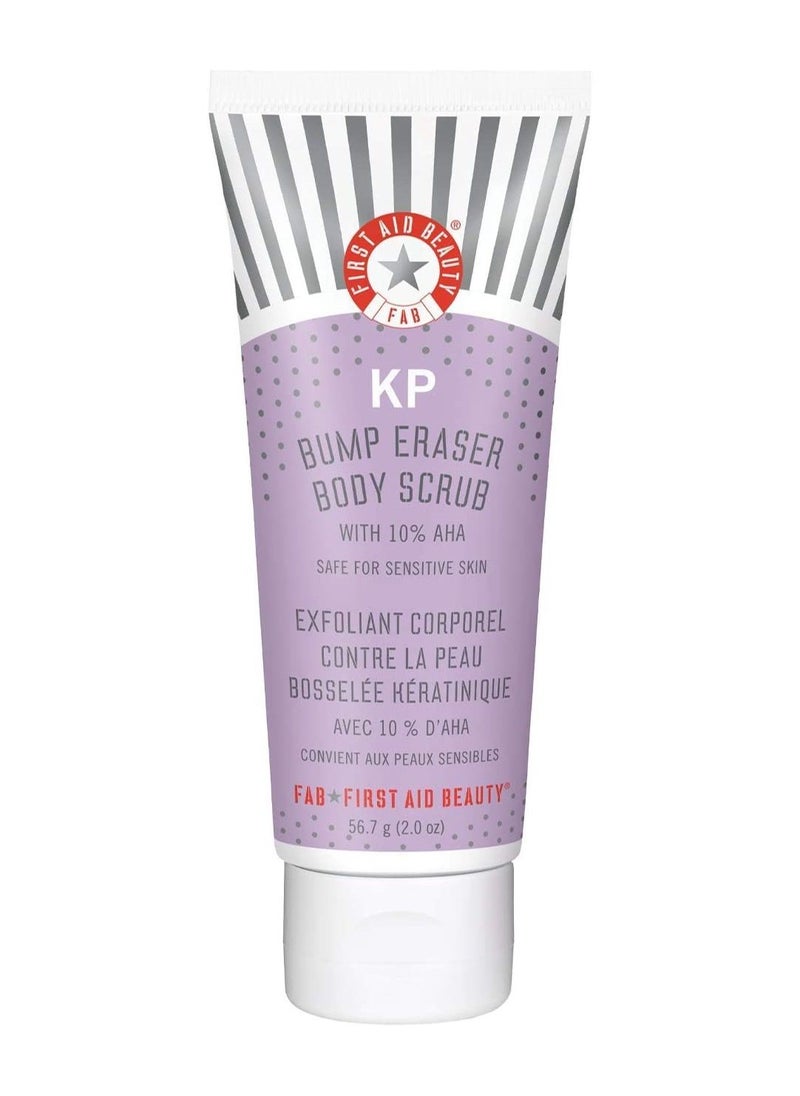 First Aid Beauty - KP Bump Eraser Body Scrub Exfoliant for Keratosis Pilaris with 10% AHA 2 oz. - Image 1