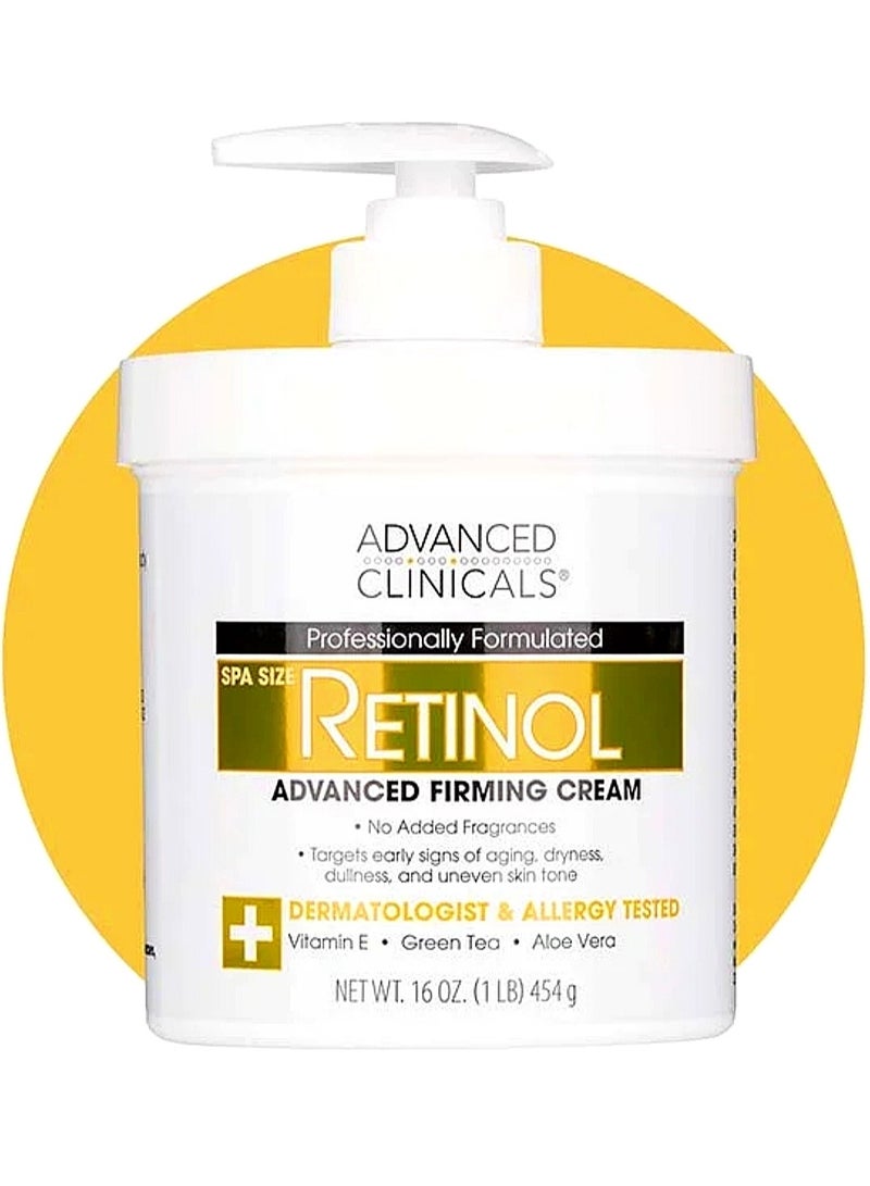 Advanced Clinicals Retinol Advanced Firming Cream 16ounce - Image 1