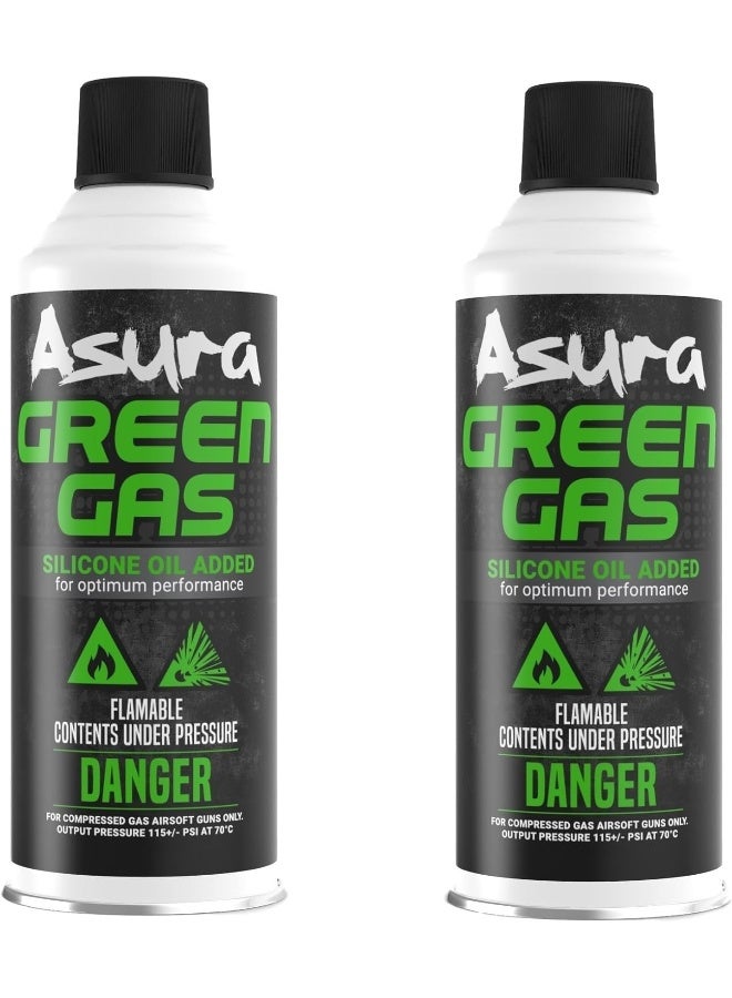 Asura Power Green Gas G-1000, Pack of 2