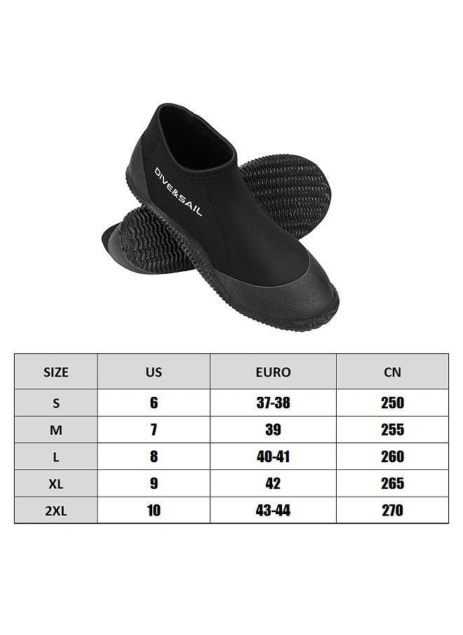 Generic - 3mm Neoprene Scuba Shoes Men Women Anti-Slip Adult Diving Boots Beach Shoes for Snorkeling Scuba Diving Canyoning - Image 1