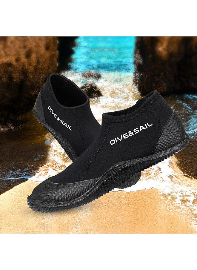 Generic - 3mm Neoprene Scuba Shoes Men Women Anti-Slip Adult Diving Boots Beach Shoes for Snorkeling Scuba Diving Canyoning - Image 1