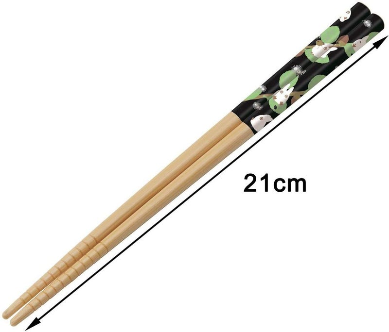 Studio Ghibli - Kiki's Delivery Service - Jiji, Skater Anti-Slip Grip Bamboo Chopsticks - Image 3