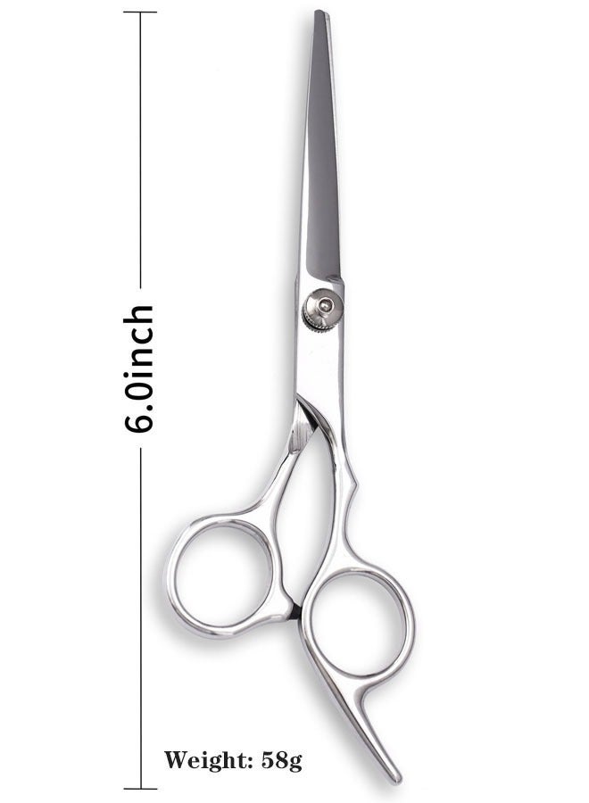 Depend Professional Hair Cutting Barber Shears Scissor Silver 6inch - Image 3