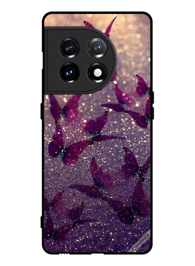 Covernex Protective Case Cover For OnePlus 11 Glitter Butterflies - Image 1