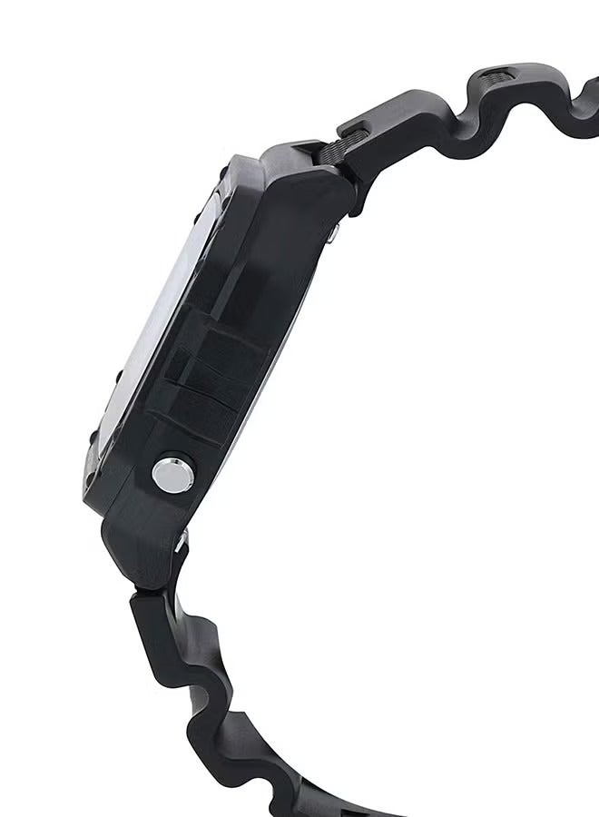 CASIO ساعة يد رقمية راتنج للرجال W-218H-1AVDF - 43 ملم - أسود - Image 4