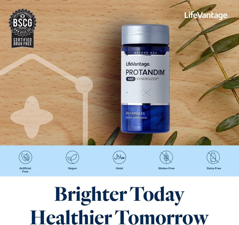 LifeVantage Protandim NAD Synergizer 60 Capsules NAD Supplement Supports a Healthy Vascular System Energy Supplements and Focus Vitamins NAD Supplements for Cellular Waste and Overall Health - Image 5