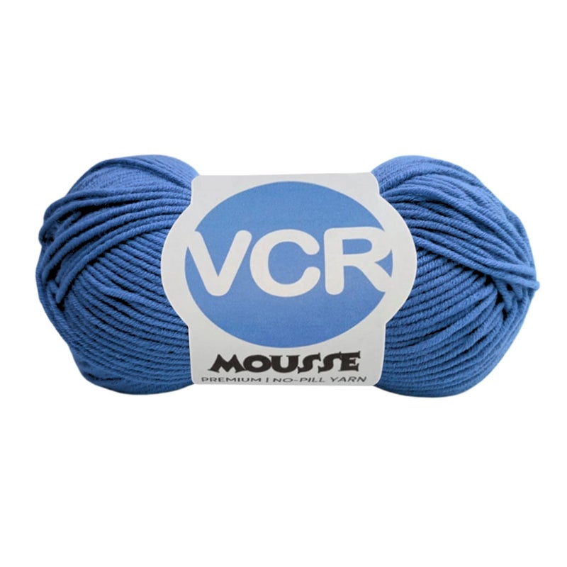 VCR 4ply Inky Blue Yarn, 100 Grams Hank, 190 Meters Length, Acrylic Ball for Crochet and Knitting, Soft Crosia Threads, Pack of 1 Yarn, Suitable for DIY Crafts - Image 5