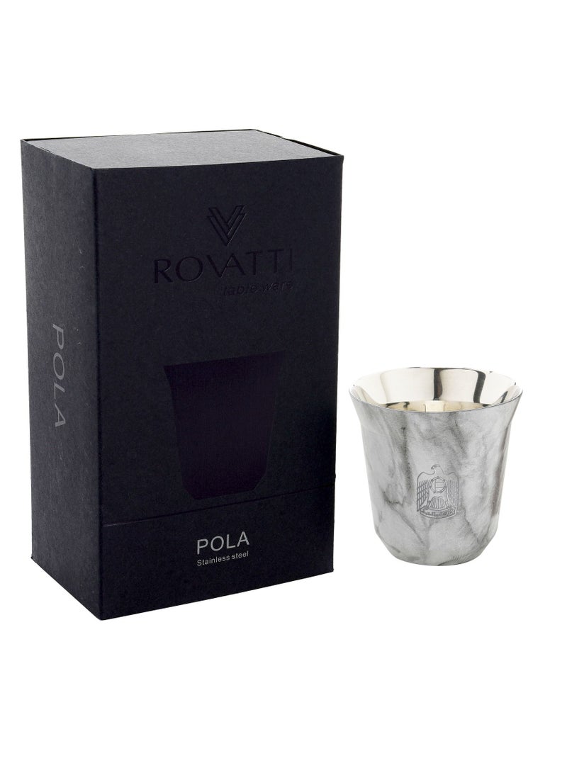ROVATTI كوب قهوة روفاتي من الستانلس ستيل رخام الامارات العربية المتحدة  - Image 4