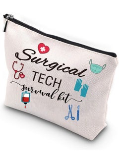 WCGXKO WCGXKO Surgical Tech Gift Surgical Tech Survival Kit Travel Accessories Toiletry Bag Makeup Bag (Surgical TECH) 