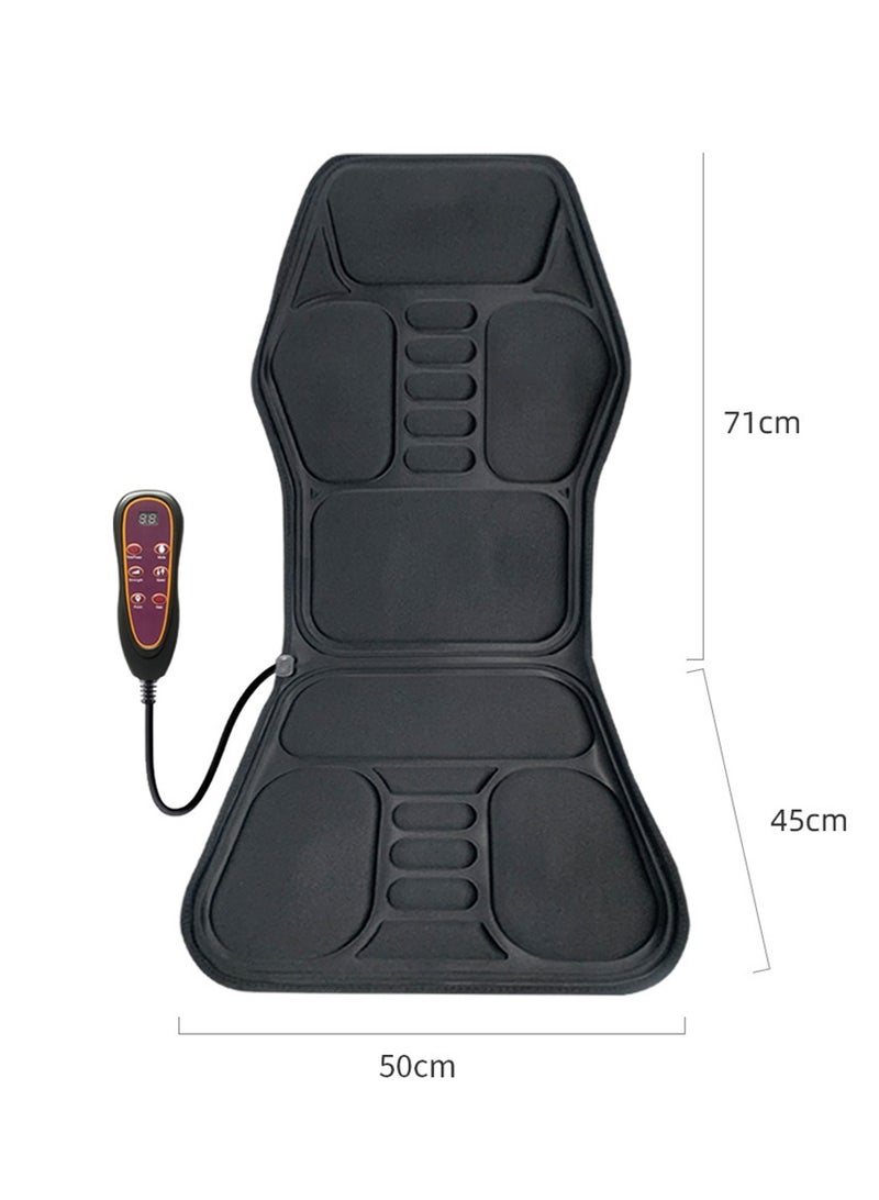Leon Home Portable Heating and Vibrating Chair Pad, Full-Body Deep Tissue Massager with 2 Adapters, Perfect for Office, Home, and Car Use - Image 2