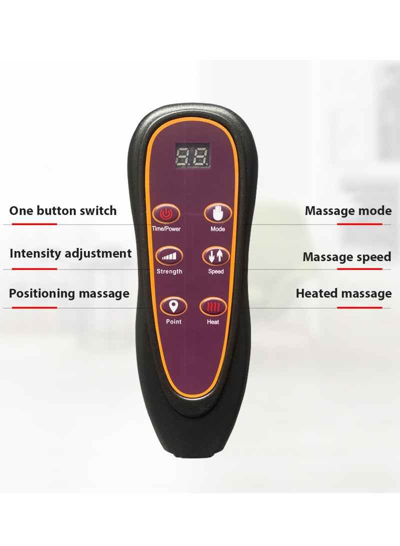 Leon Home Portable Heating and Vibrating Chair Pad, Full-Body Deep Tissue Massager with 2 Adapters, Perfect for Office, Home, and Car Use - Image 3