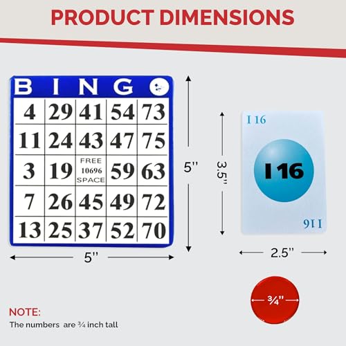 MR CHIPS Bingo Game 18 Cards and 300 Chips Calling Cards Fun Games for Family Reusable Kids - Image 5