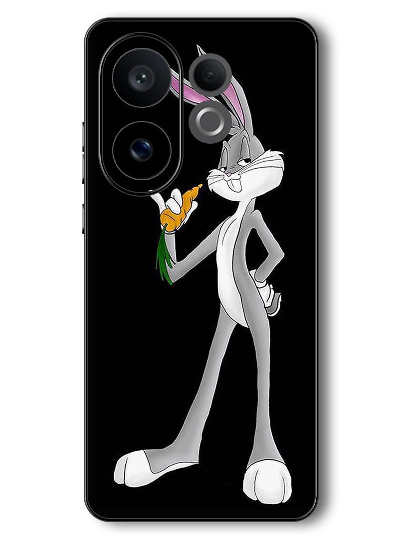 Theodor حافظة متوافقة مع فيفو V60 6.77 بوصة حماية مضادة للصدمات غطاء دمية الأرنب - Image 1