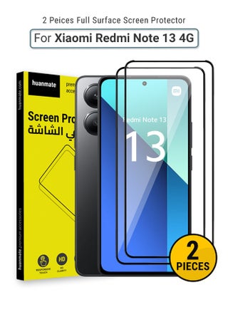 2 Pieces Xiaomi Redmi Note 13 4G Screen Protector – Premium Edge to Edge Tempered Glass, High Transparency, Delicate Touch, Anti-Explosion, Smooth Arc Edges, Easy Installation - pzsku/Z381CF6C2DFCEFE1ED994Z/45/_/1713690046/977a4e1a-2b38-4a82-834f-8d131c217ef9