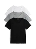 TOMMY HILFIGER Black/White/Mid Grey Heather