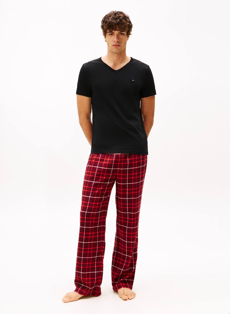 TOMMY HILFIGER 3-Pack Signature V-Neck Lounge T-Shirts. - Image 4