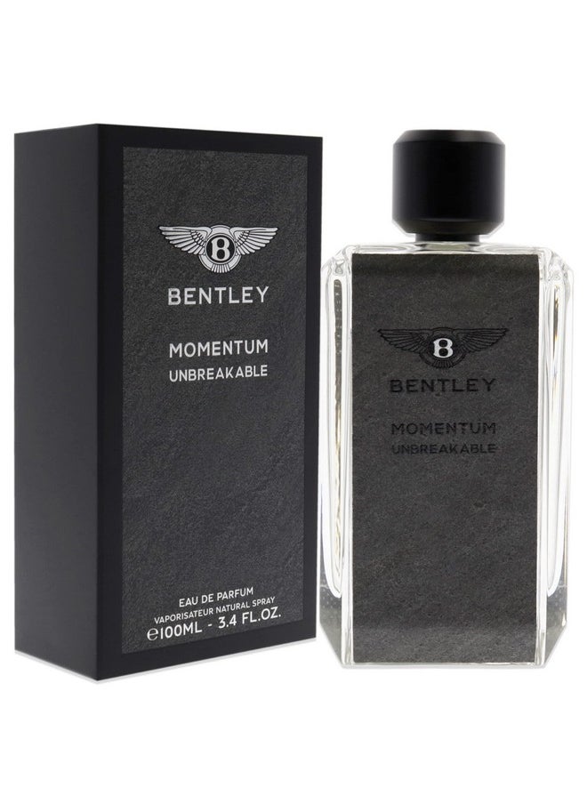 BENTLEY Bentley Momentum Unbreakable EDP Spray Men 3.4 oz  - Image 3