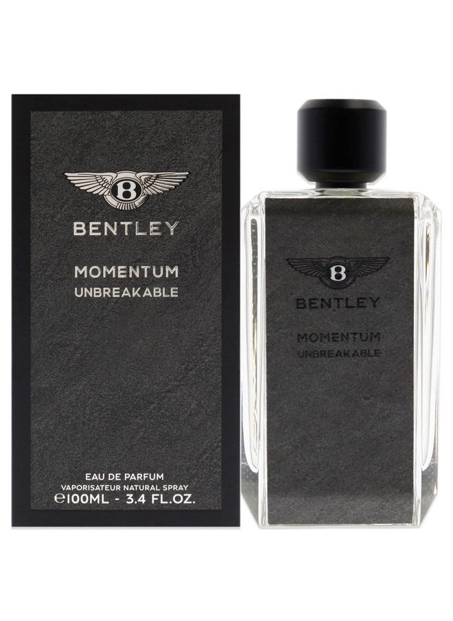 BENTLEY Bentley Momentum Unbreakable EDP Spray Men 3.4 oz  - Image 1