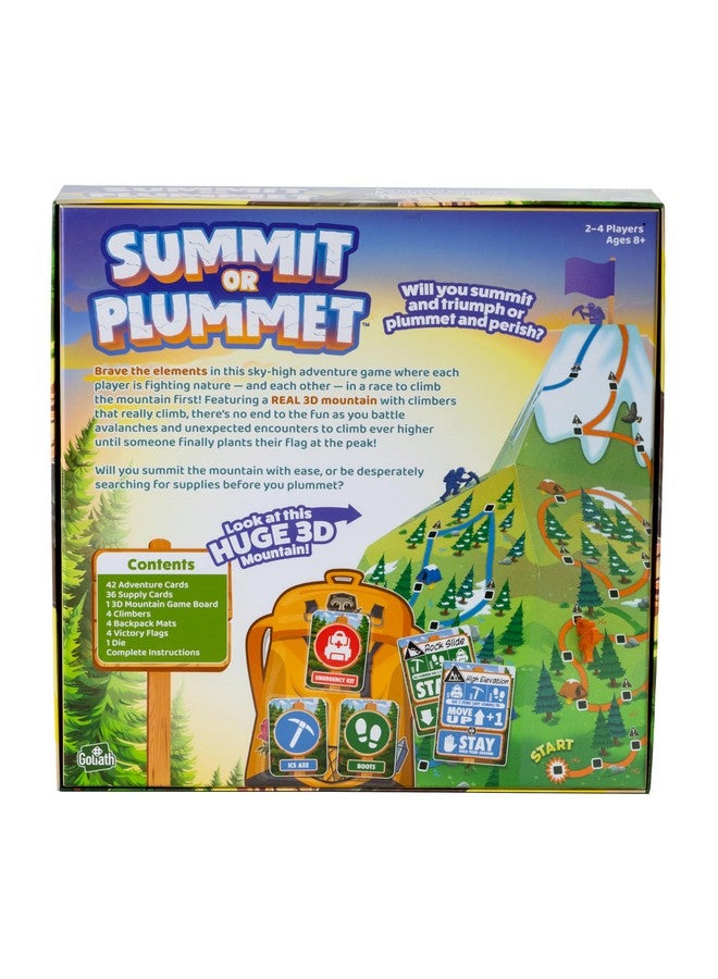 Goliath Summit or Plummet Game | Includes A Giant 13-Inch Tall 3D Mountain | 2-4 Players | Ages 8+ - Image 5