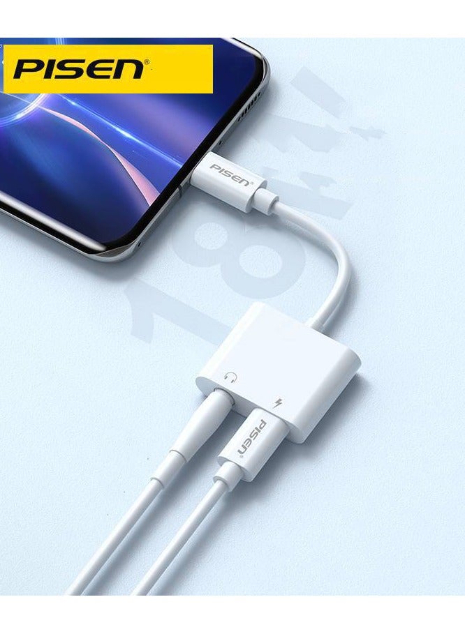 PISEN USB C to 3.5mm Headphone Jack Audio Charger Adapter DAC Type C Aux Earphone Splitter Compatible for iPad Pro 2021 M1, iPad mini 6, Galaxy S21+, Ultra S10 Lite Note10 A90 Tab S6,Huawei P30 - Image 4
