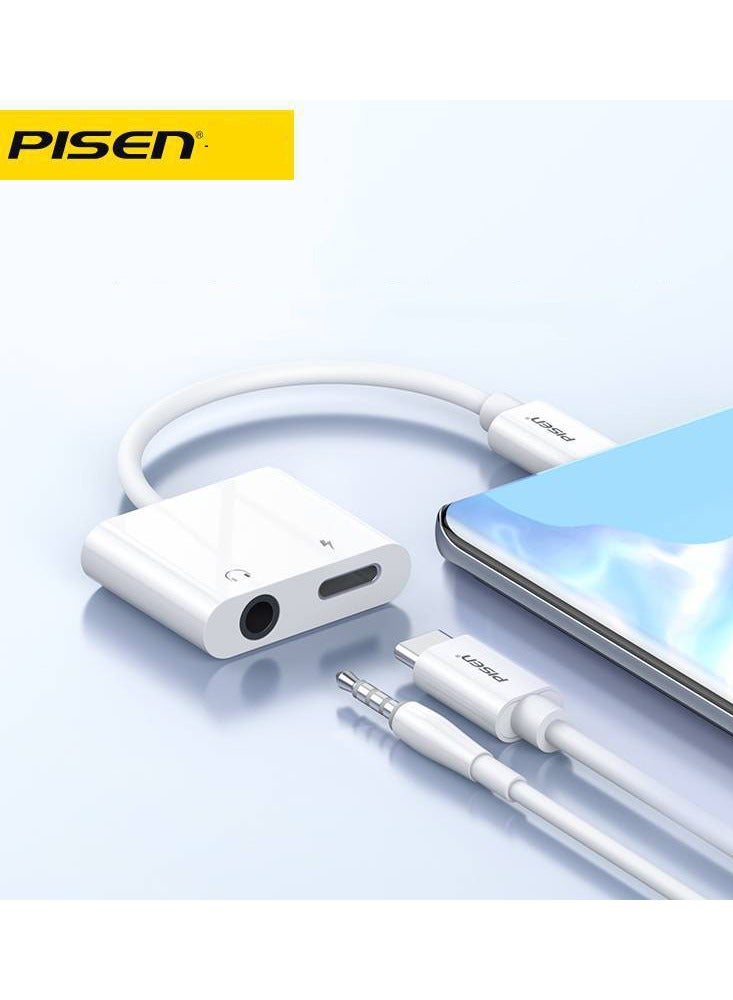 PISEN USB C to 3.5mm Headphone Jack Audio Charger Adapter DAC Type C Aux Earphone Splitter Compatible for iPad Pro 2021 M1, iPad mini 6, Galaxy S21+, Ultra S10 Lite Note10 A90 Tab S6,Huawei P30 - Image 5