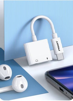 Pisen PISEN USB C to 3.5mm Headphone Jack Audio Charger Adapter DAC Type C Aux Earphone Splitter Compatible for iPad Pro 2021 M1, iPad mini 6, Galaxy S21+, Ultra S10 Lite Note10 A90 Tab S6,Huawei P30  - Image 2