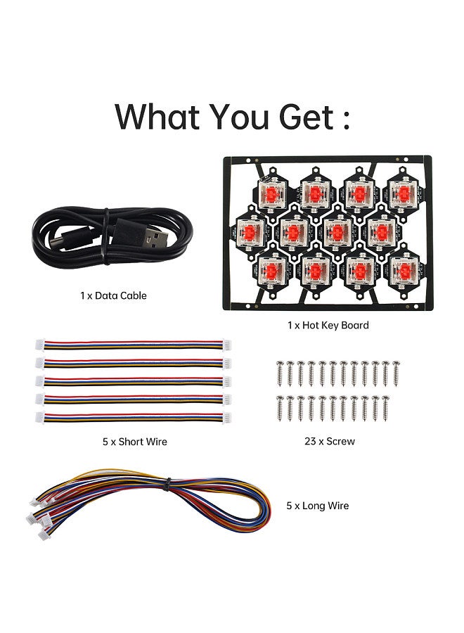 Hot Key Board Vor Skirt Klipper Pre-installed PCB Board with LED Compatible with Vor V2.4/Trident/Switchwire 3d Printers  - Image 4