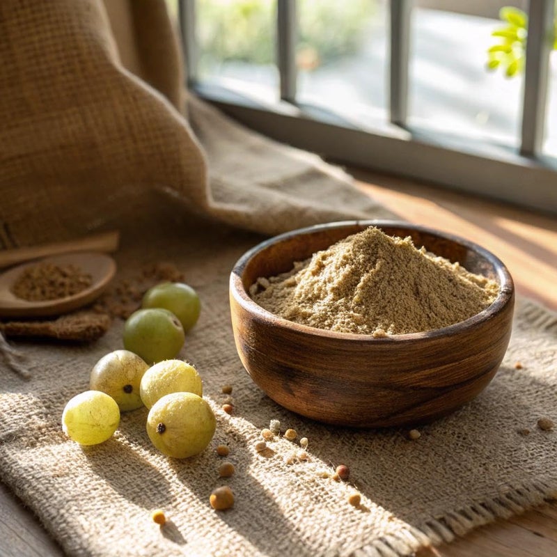 Handpick مسحوق الأملا العضوي HANDPICK (14 أونصة) أمالاكي، عضوي من وزارة الزراعة الأمريكية، غير معدل وراثيًا | 100% خام وطبيعي - مختبر لاختبار النقاء | مسحوق التوت الهندي | كيس قابل لإعادة الإغلاق - Image 3