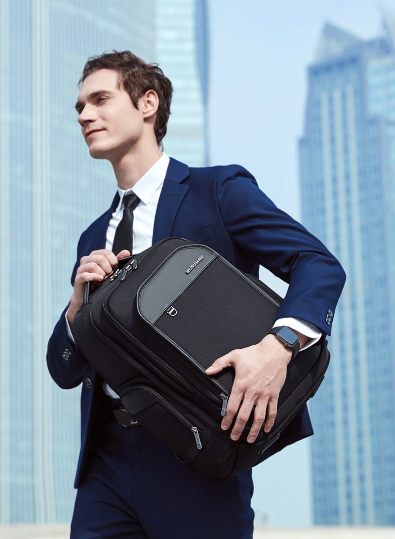 ARCTIC HUNTER B00683 Business 15.6-Inch Luxuary Laptop Waterproof Professional Travel Work Office Durable Stylish Ergonomic Backpack USB Outport Bag - Black  - Image 3
