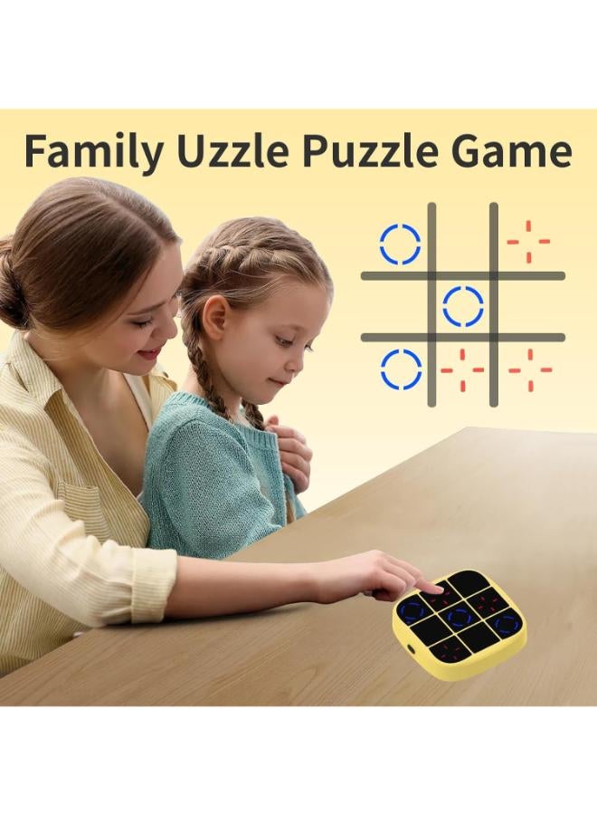4-in-1 Handheld Electronic Tic-Tac-Toe Puzzle Game Console for Kids and Adults - Image 2