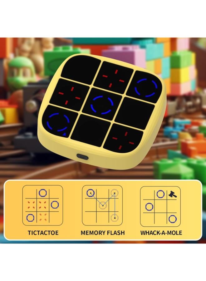 4-in-1 Handheld Electronic Tic-Tac-Toe Puzzle Game Console for Kids and Adults - Image 4