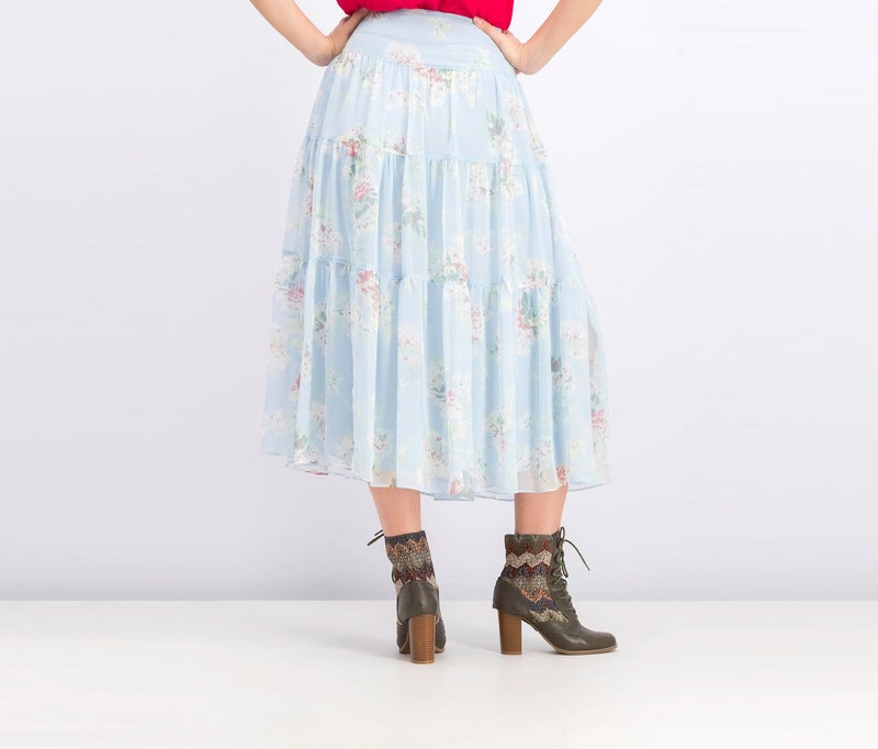 RALPH LAUREN Women Floral Maxi Skirt, Multicolor  - Image 3