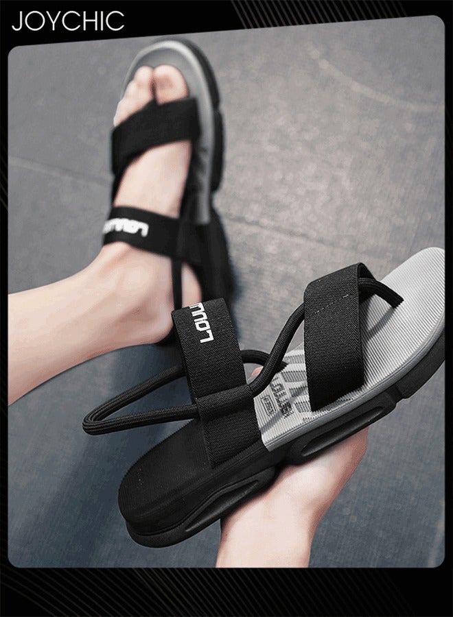 Joychic Men Summer Casual Beach Sandals Anti-slip Breathable Quick-drying Shoes for Outdoor Driving - Image 2