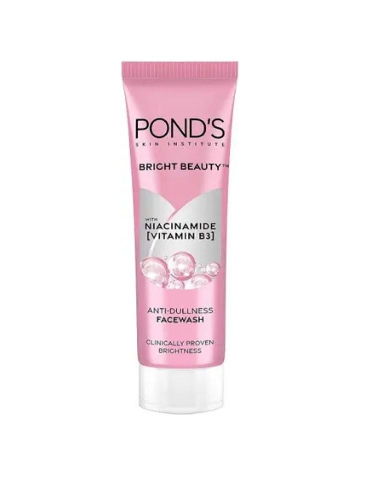 PONDS Pond’s Bright Beauty Face Wash with Niacinamide Vitamin B3 – Anti-Dullness Brightening Cleanser - Image 1