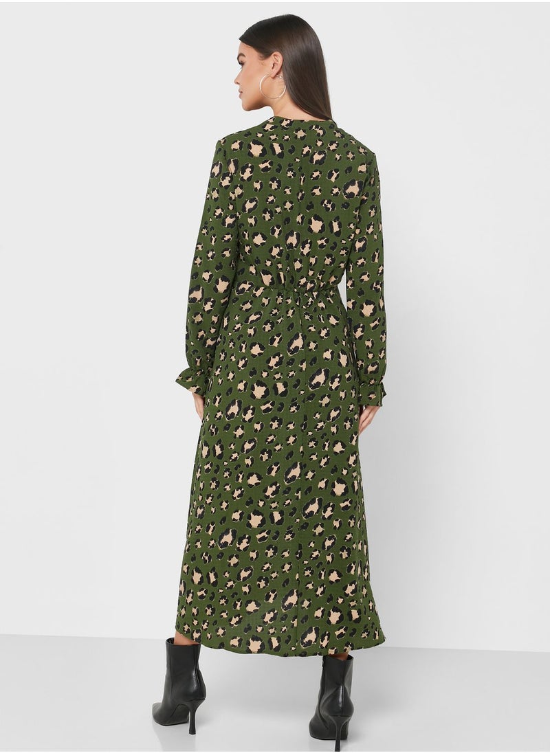 VERO MODA - V-Neck Printed Dress - Image 1