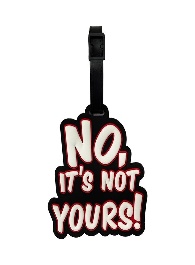 EITHEO Luggage Tags for Kids Luggage Tags with Name & Address Label | Silicone Luggage Tags for Suitcases, Tags for Travel Bags/School Bags Identification tag Colorful Multi (No its Not Your) - Image 1