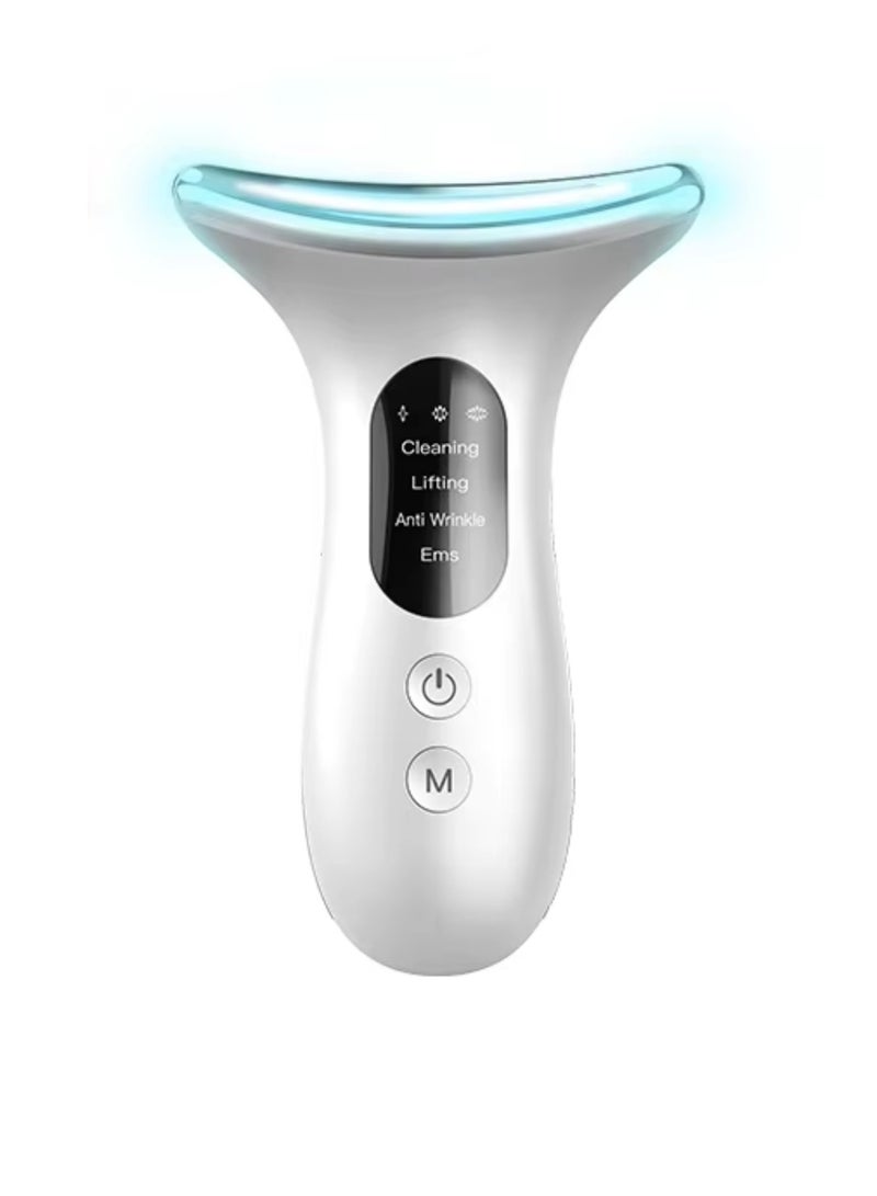 Lifenpure Face and Neck Massager Device for Skin Lifting and Tightening Anti-Aging Wrinkle Removal And Double Chin Remover Skin Care Tools - Image 1
