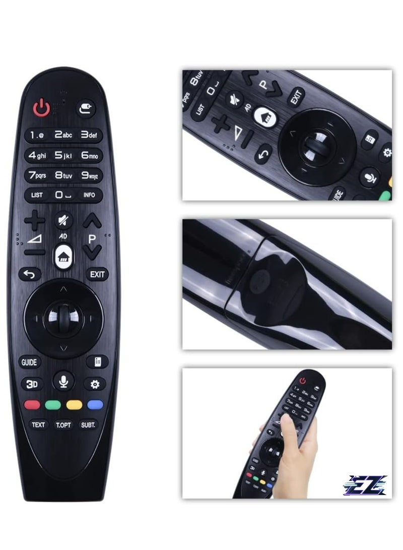 ELTRAZONE Replacement Remote Control AN-MR600 Compatible with LG Smart TV 2015 42LF652V 32LF652V 32LF630V 32LF65 32LF56 32LF62 32LF63 32LF6300 49LF6300 50LF6500 49LF6500 30V 49LF54 49UF67 No Voice Function with battery - Image 2