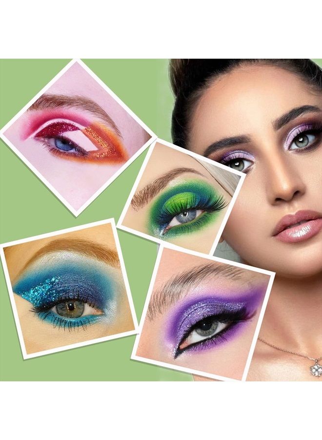 MYUANGO Color Board Eyeshadow Palette [Valentine`s Day Gift], Highly Pigmented 60 Shades Matte Shimmer Glitter Makeup Palette, Waterproof Blendable Eye Shadow, Cruelty- Free Makeup Pallet, Full Face Eye Make - Image 2