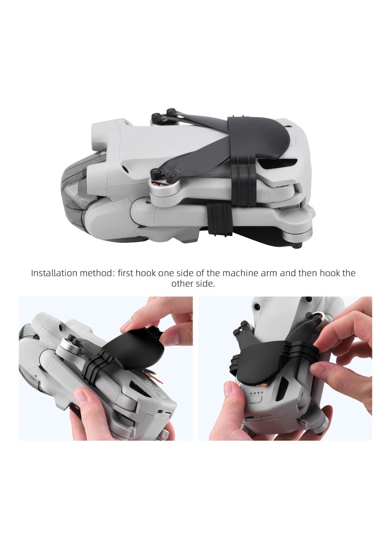 SOLARAE Propeller Holder Strap for DJI Mini 3 Pro Drone - Image 3